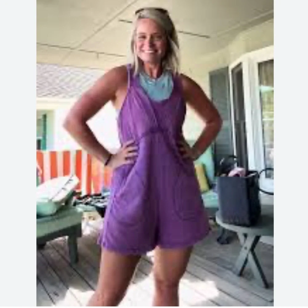 Heyson Purple Women’s Romper Size M - Picture 4 of 4